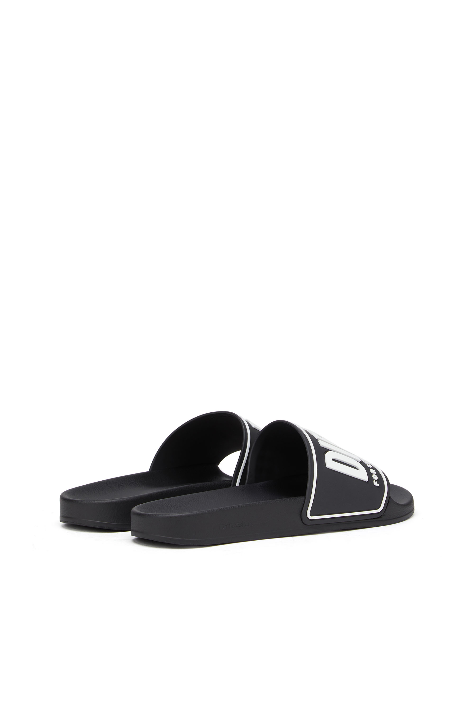 Diesel - SA-MAYEMI CC, Sa-Mayemi-Claquettes de piscine avec logo 3D Homme in Noir - 3