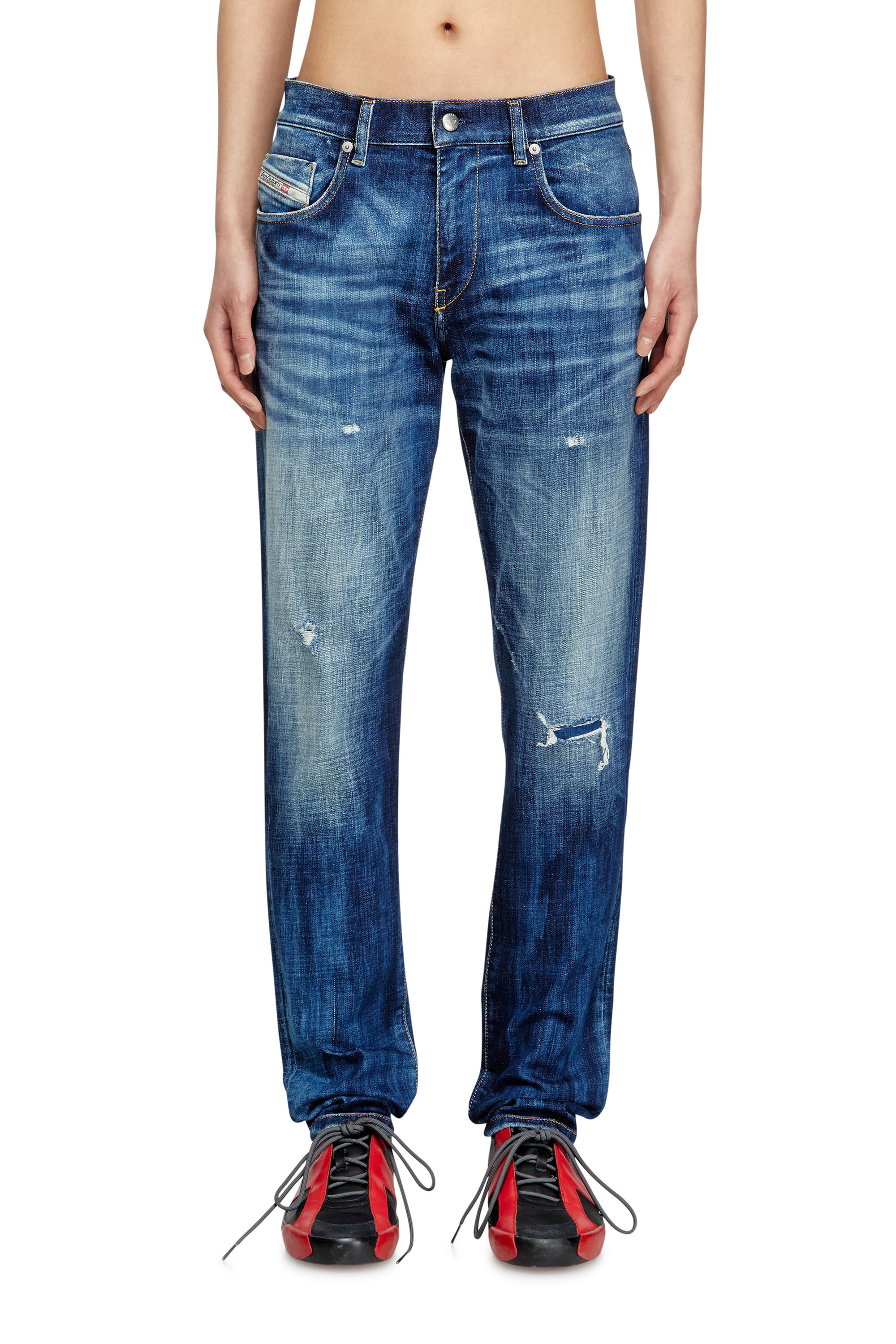 Diesel - Slim Jeans 2019 D-Strukt 09M17 Homme, Bleu Foncé - Image 1