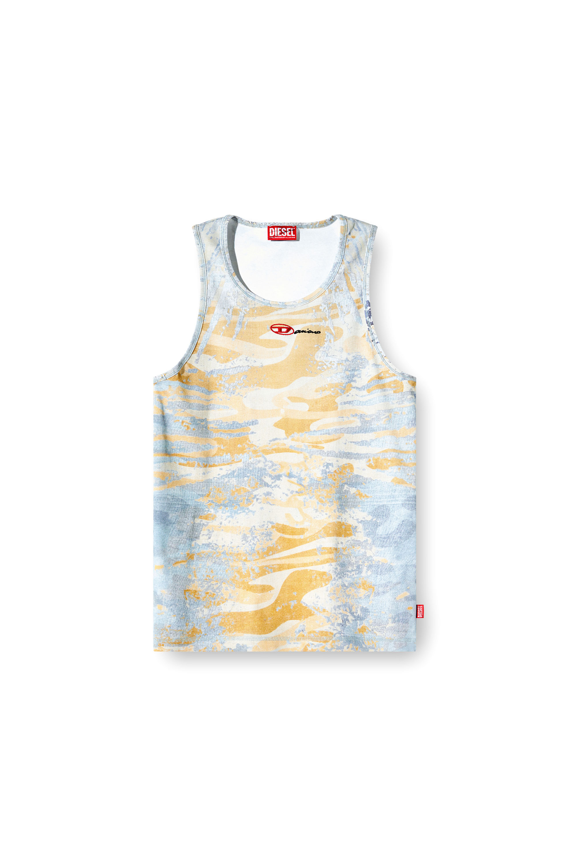 Diesel - T-LIFTY-DD, Débardeur camouflage en coton stretch Mixte in Polychrome - 3