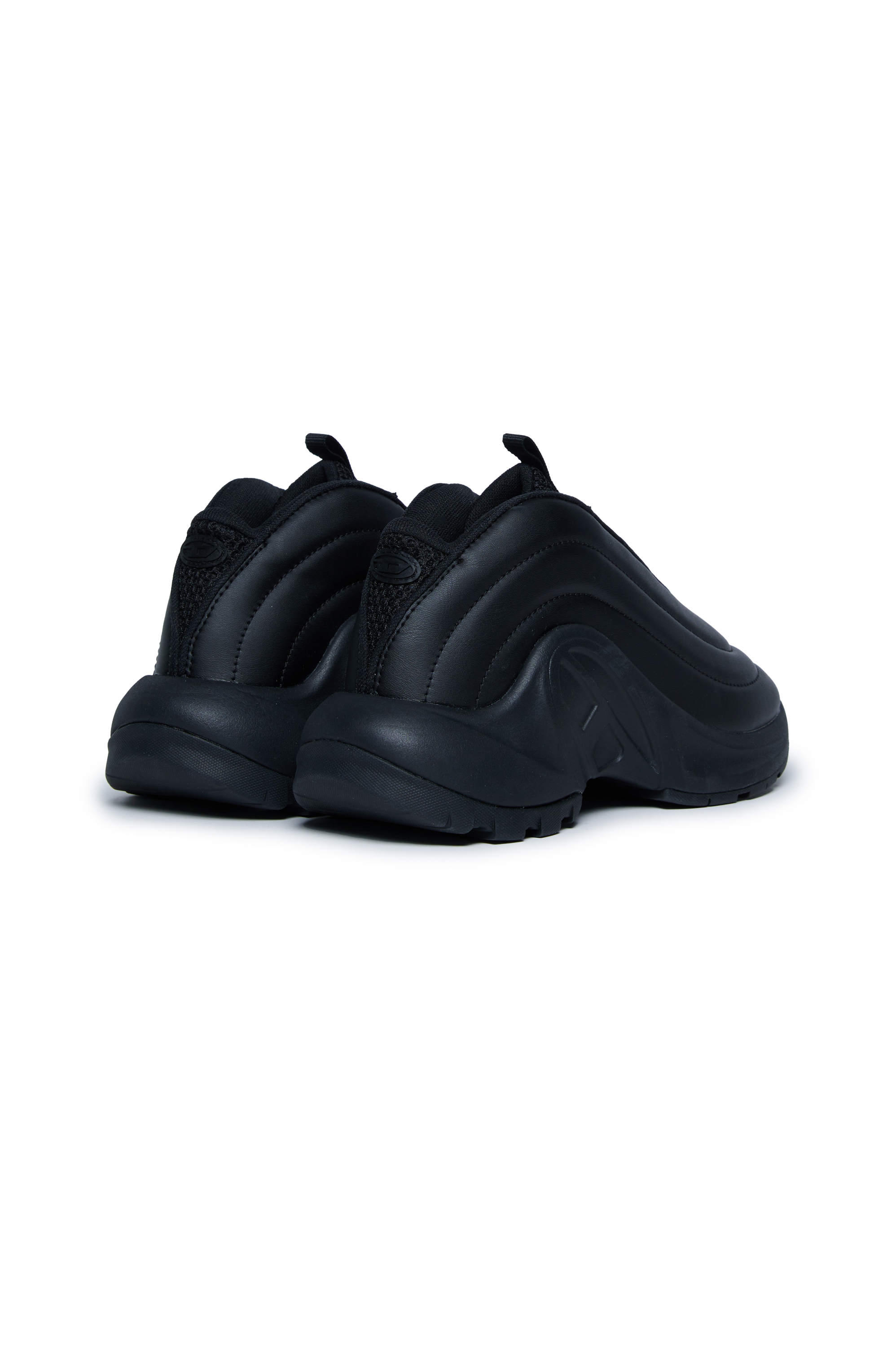 Diesel - S-D-RUNNER, Sneakers monochromes matelassées Mixte in Noir - 3